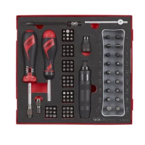 Teng Tools 95 Piece 1-5Nm Torque Screwdriver, Impact Driver & Assorted Bit EVA Foam Tray – TEDSD14