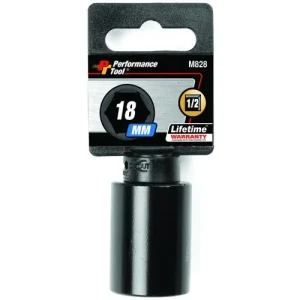 Performance 18mm Socket 1/2 Inch Drive 6 Point – M828 - view 2