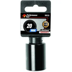 Performance 20mm Socket 1/2 Inch Drive 6 Point – M830 - view 2