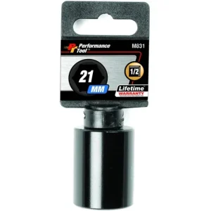 Performance 21mm Socket 1/2 Inch Drive 6 Point – M831 - view 2