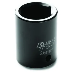 Performance 26mm Socket 1/2 Inch Drive 6 Point – M836