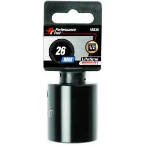 Performance 26mm Socket 1/2 Inch Drive 6 Point – M836 - view 2