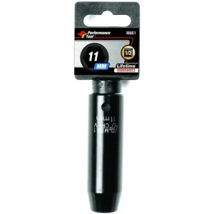 Performance 11mm Socket 1/2 Inch Drive 6 Point – M861 - view 2