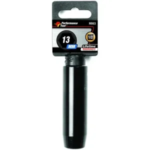 Performance 13mm Socket 1/2 Inch Drive 6 Point – M863 - view 2