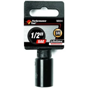 Performance 1/2 Inch Socket 3/8 Inch Drive 6 Point – M894 - view 2