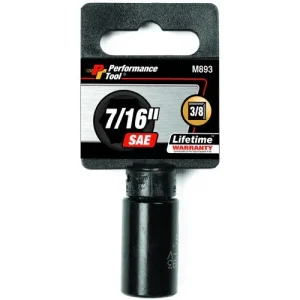Performance 7/16 Inch Socket 3/8 Inch Drive 6 Point – M893 - view 2