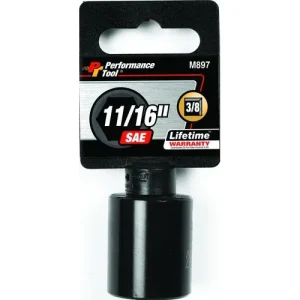 Performance 11/16 Inch Socket 3/8 Inch Drive 6 Point – M897 - view 2