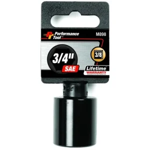 Performance 3/4 Inch Socket 3/8 Inch Drive 6 Point – M898 - view 2