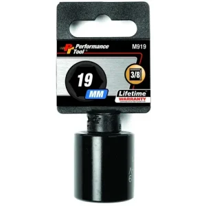 Performance 19mm Socket 3/8 Inch Drive 6 Point – M919 - view 2