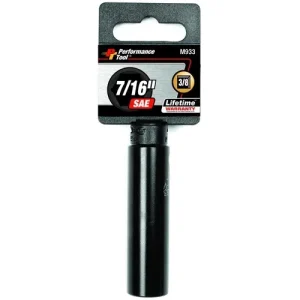 Performance 7/16 Inch Socket 3/8 Inch Drive 6 Point – M933 - view 2