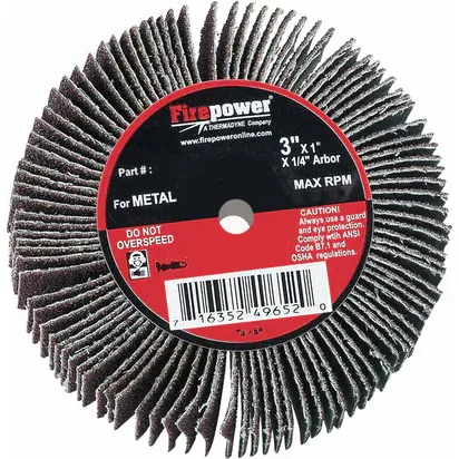 Firepower 3 Inch Diameter 60 Grit Flap Wheel – 1423-2151