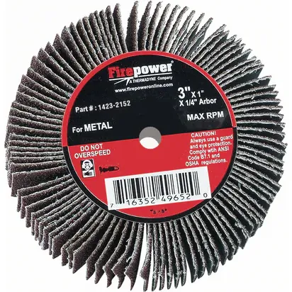 Firepower 3 Inch Diameter 80 Grit Flap Wheel – 1423-2152