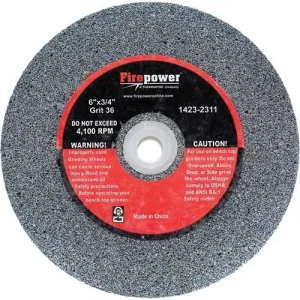 Firepower 6 Inch Diameter 36 Grit Bench Wheel – 1423-2311