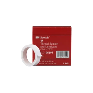 3M Scotch® Thread Sealant and Lubricant Tape 48, 1/2″ x 260″ – 06195