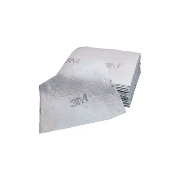 3M Maintenance Sorbent Pad, High Capacity, 100 pads/box – 07164
