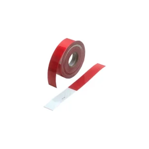 3M Diamond Grade Conspicuity Marking Roll 983-32, alternating 11″ Red and 7″ White bands, 2″ x 150ft roll – 67533