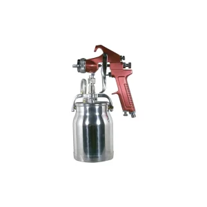 Astro Pneumatic Spray Gun with Red Handle & Cup – 4008