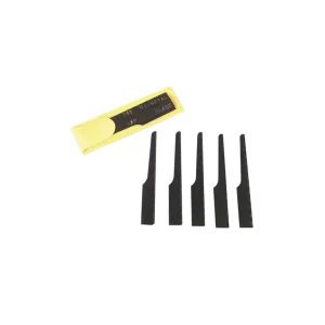 Astro Pneumatic 5-pc. Blade Set for 129TW – 24 Teeth per Inch – Yellow Sleeve – 5SAW