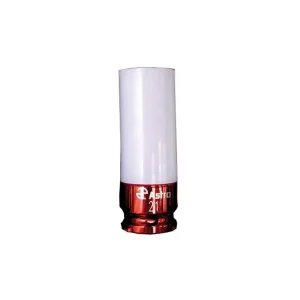 Astro Pneumatic 21 mm Impact Socket with Chrome Protective Plastic Sleeve & Shallow Broach (Red) – 7870-21