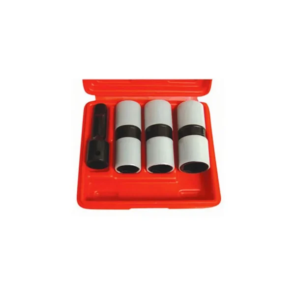 Astro Pneumatic 4-pc. 1/2″ Drive Thin Wall Flip Impact Socket Set with Protective Sleeve – 78803