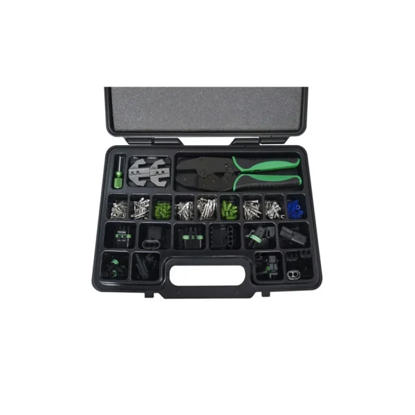 Astro Pneumatic 220-pc. Weather Pack Interchangeable Ratcheting Crimping Tool & Accessory Set – 9478