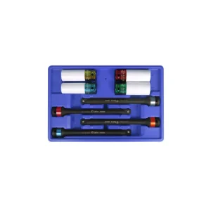 Astro Pneumatic 8-pc. Torque Limiting Extension & Protective Impact Socket Combo Set – 78818