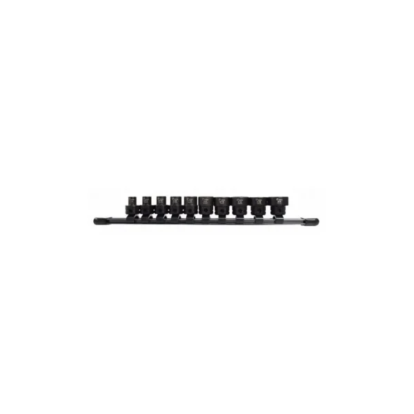 Astro Pneumatic 10-pc. 3/8″ Drive Nano Impact Sockets – SAE – 78310
