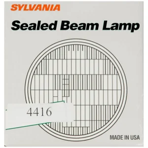 SYLVANIA 4416 Incandescent Sealed Beam for Low Beam/High Beam Applications (Pack of 1) – 4416