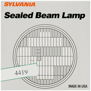 SYLVANIA 4419 Incandescent Sealed Beam for Low Beam/High Beam Applications (Pack of 1) – 4419