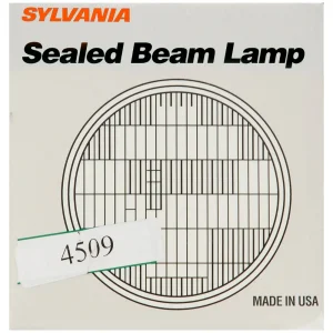 SYLVANIA 4509 Incandescent Sealed Beam for Low Beam/High Beam Applications (Pack of 1) – 4509