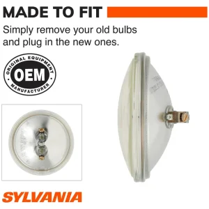 SYLVANIA 4509 Incandescent Sealed Beam for Low Beam/High Beam Applications (Pack of 1) – 4509 - view 3