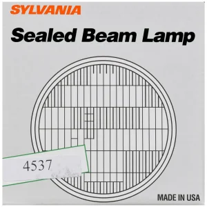 SYLVANIA 4537 Incandescent Sealed Beam for Low Beam/High Beam Applications (Pack of 1) – 4537