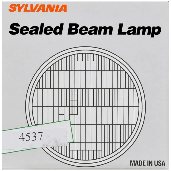 SYLVANIA 4537 Incandescent Sealed Beam for Low Beam/High Beam Applications (Pack of 1) – 4537