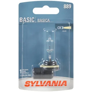 SYLVANIA 889 Basic Halogen Fog Light Bulb (Pack of 1) – 889BP