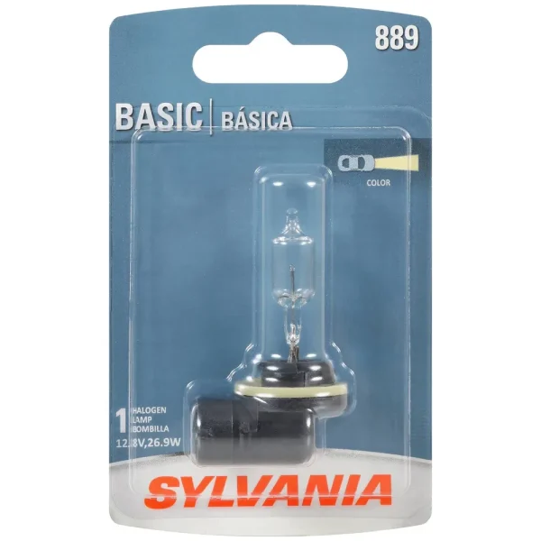 SYLVANIA 889 Basic Halogen Fog Light Bulb (Pack of 1) – 889BP