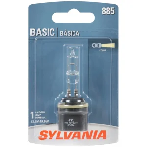 SYLVANIA 885 Basic Halogen Fog Light Bulb (Pack of 1) – 885BP