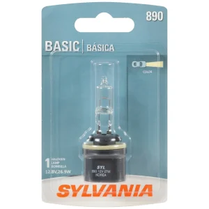 SYLVANIA 890 Basic Halogen Fog Light Bulb (Pack of 1) – 890BP
