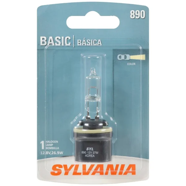 SYLVANIA 890 Basic Halogen Fog Light Bulb (Pack of 1) – 890BP