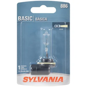 SYLVANIA 886 Basic Halogen Fog Light Bulb (Pack of 1) – 886BP