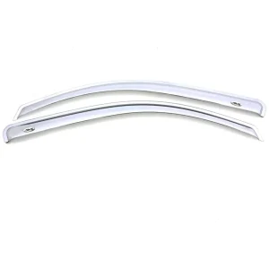 Auto Ventshade Ventvisor Outside Mount Silver Side Window Air Deflector – 682445
