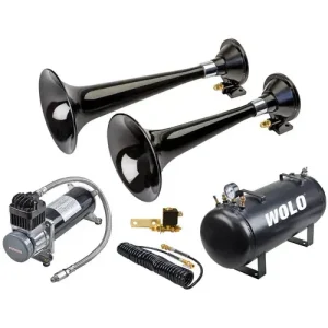 Wolo 125 dB Truck Air Horn System – 870-860