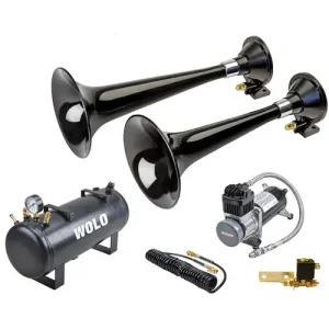 Wolo 125 dB Truck Air Horn System – 870-858