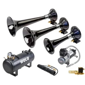 Wolo 125 dB Truck Air Horn System – 875-858