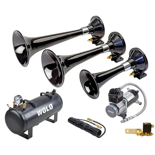 Wolo 125 dB Truck Air Horn System – 875-858