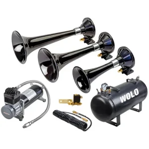 Wolo 125 dB Truck Air Horn System – 875-860