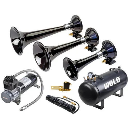 Wolo 125 dB Truck Air Horn System – 875-860