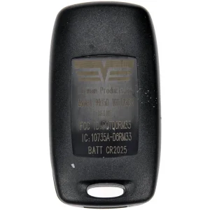 Dorman HELP! Black Keyless Entry Remote – 99350 - view 2