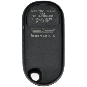 Dorman HELP! Black Keyless Entry Remote – 99374 - view 2