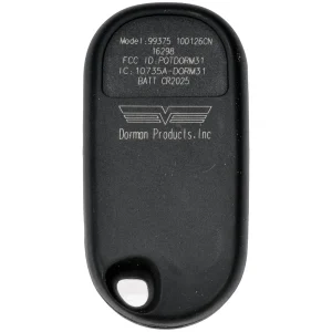 Dorman HELP! Black Keyless Entry Remote – 99375 - view 2