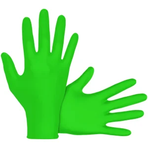 SAS Medium Green Nitrile Gloves – 66551